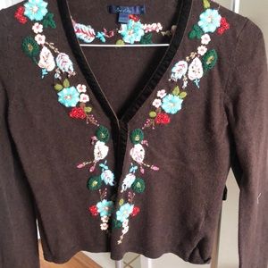 Beautiful Sweater with beed work.